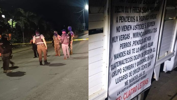 Hallan restos humanos dentro de dos vehículos en el puente de Tuxpan, Veracruz