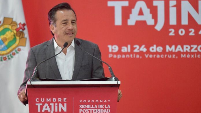 Gobernador presenta Cumbre Tajín 2024 en Complejo Cultural «Los Pinos
