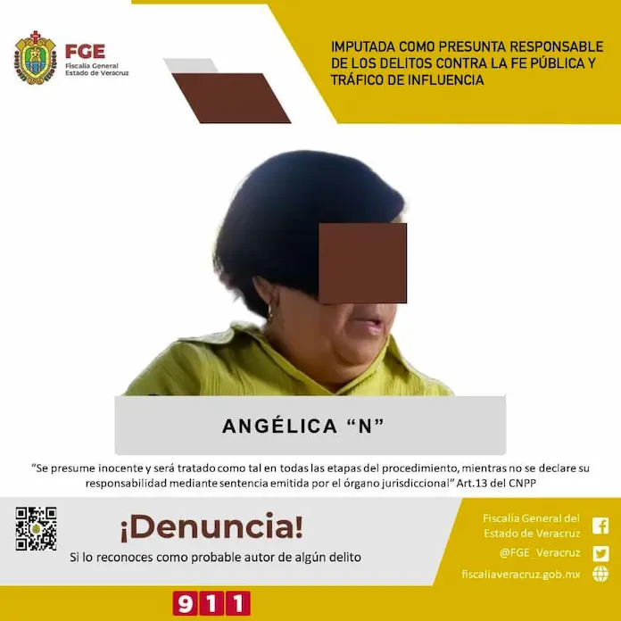 Imputan a ex jueza Angélica Sánchez por delitos contra la fe pública y tráfico de influencias