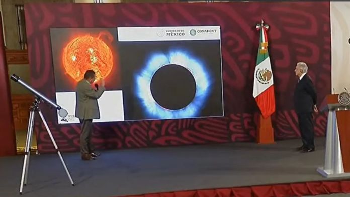 Gobierno de México llama a no ver el eclipse de manera directa