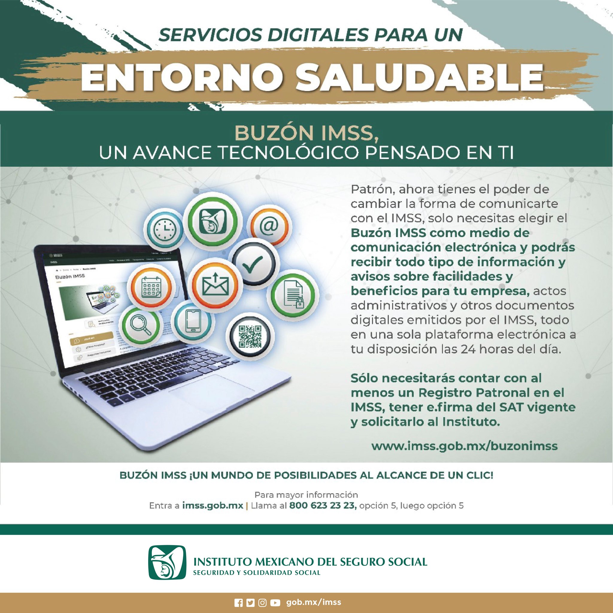 Orienta IMSS Veracruz Sur sobre servicio Buzón IMSS