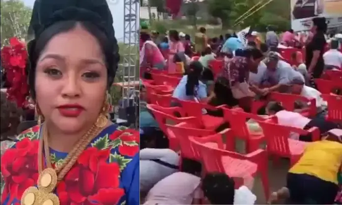 Bal€an cierre de campaña de Rosalinda López García en Matías Romero, Oaxaca; un herido