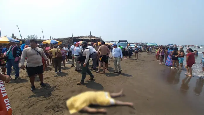 Turista muere ahogado en Playa de Chachalacas