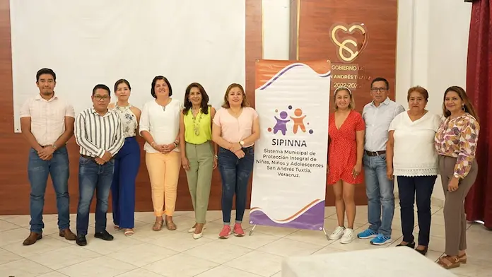 Autoridades municipales realizan la 3ra. Sesión Ordinaria del Sistema de Protección Integral de Niñas, Niños y Adolescentes de San Andrés Tuxtla