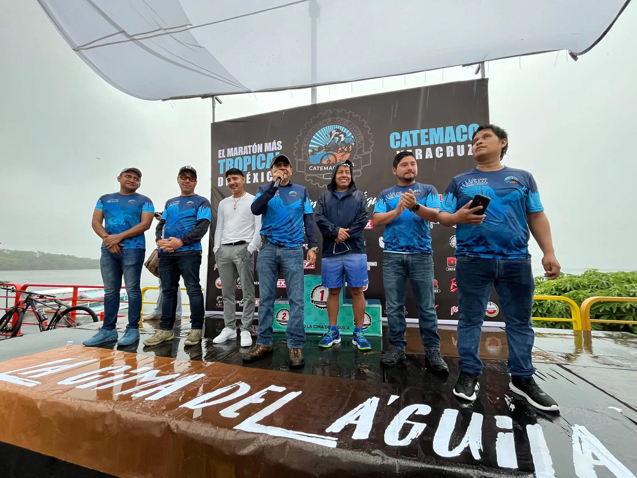 ¡Con más de 500 participantes Catemaco sede de la Cima del Águila 2024!