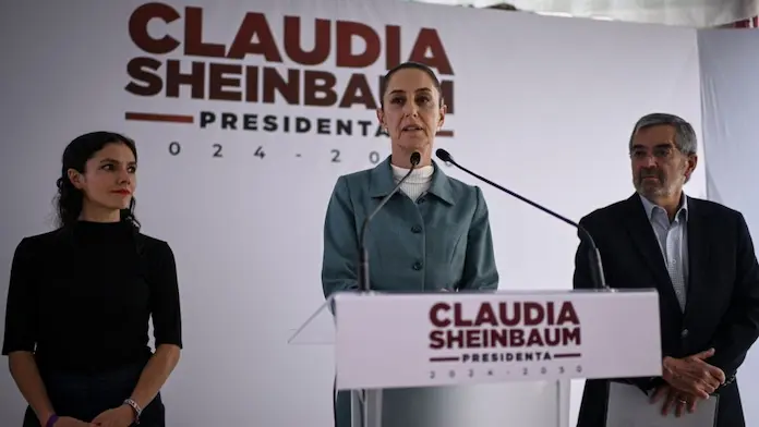 Claudia Sheinbaum responde a reclamos de Noroña que él participó en la encuesta por el Partido del Trabajo