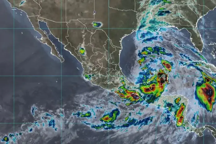 Potencial ciclón tropical Uno evolucionaría hoy a tormenta tropical Alberto: SMN