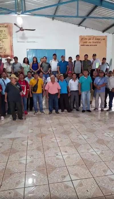 Agentes Municipales dan su respaldo a la Alcaldesa de San Andrés Tuxtla