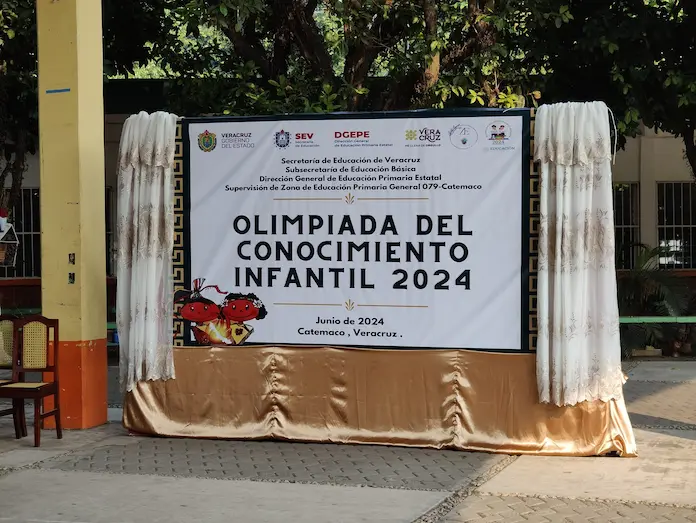 Gobierno de Catemaco invitado a la “Olimpiadas del Conocimiento Infantil 2024” Región 17 Los Tuxtlas