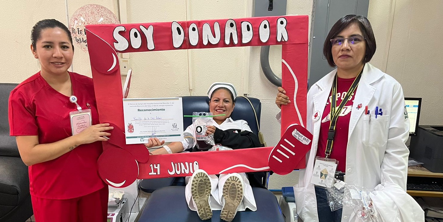Invita IMSS Veracruz Norte a donación altruista de sangre