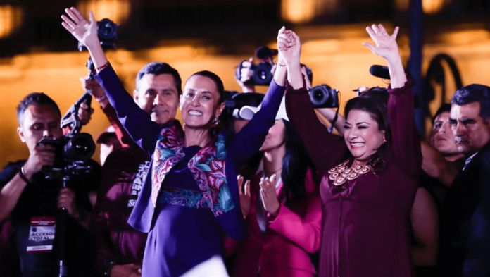 Cámaras empresariales felicitan a Sheinbaum por virtual triunfo