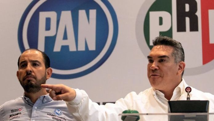 Marko Cortés y Alejandro Moreno descartan renuncia a PAN y PRI tras resultados de elecciones; se apegarán a procesos de relevo