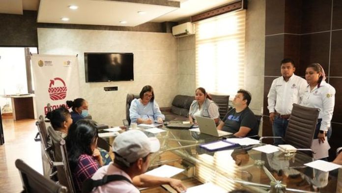 Alcaldesa de San Andrés Tuxtla recibe a la Coordinadora Territorial de SEDESOL