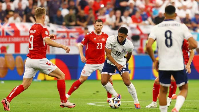 Inglaterra empata con Dinamarca en su segundo duelo de la Euro
