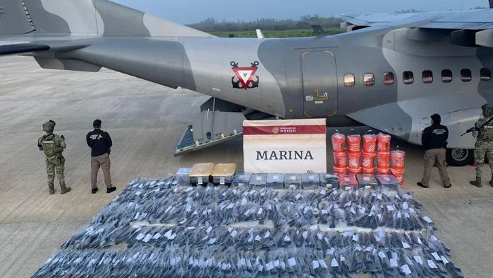 Semar decomisó 279 armas en Boca del Río, Veracruz