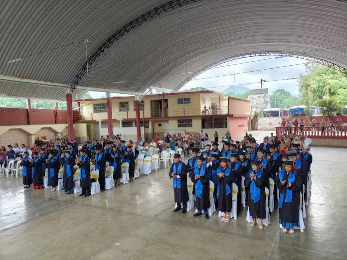 Ceremonia de Clausura de la Generación 2021 – 2024 Del Colegio de Estudios Científicos y Tecnológicos del Estado de Veracruz Plantel No. 26 Catemaco