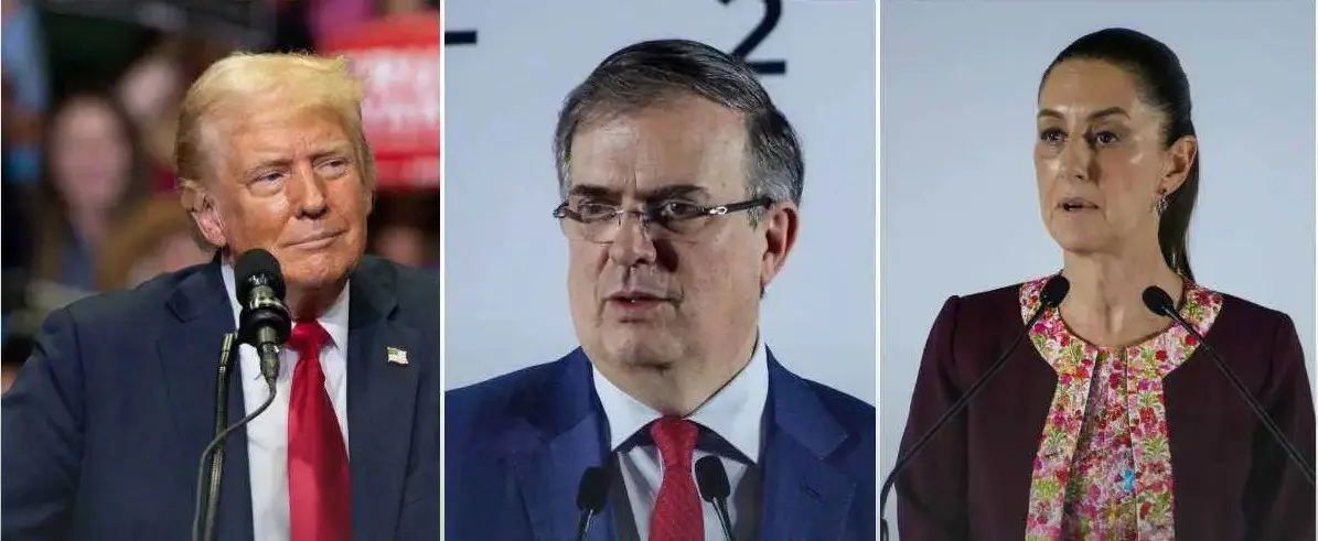 ¿Trump insultó a Ebrard?: Sheinbaum y Marcelo responden