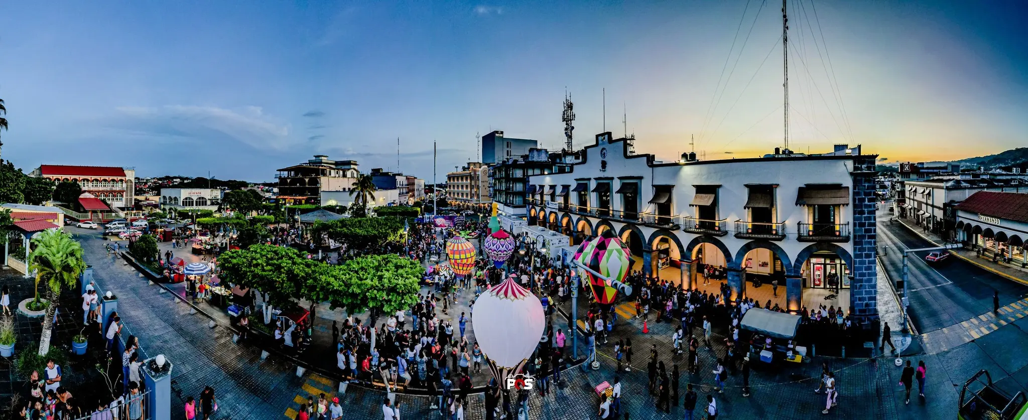 Presentan Primera Exhibición del Festival del Globo de Papel de San Andrés Tuxtla 2024