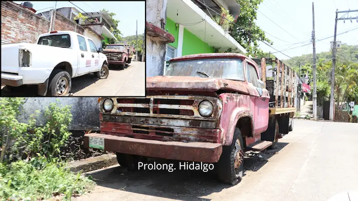 “Autos macetas” en San Andrés Tuxtla