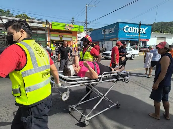 Mujer atropellada en Boulevard de San Andrés Tuxtla