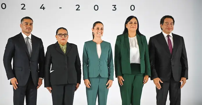 Ariadna Montiel, Mario Delgado, García Harfuch y Rosa Icela se suman al gabinete de Sheinbaum
