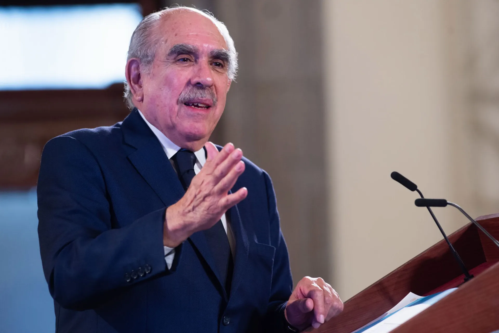 Dan de alta a Pablo Gómez, titular de la UIF; “se encuentra bien”, afirma Hacienda