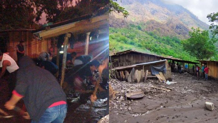 En Rafael Delgado las lluvias dejaron al menos 4 viviendas destruidas