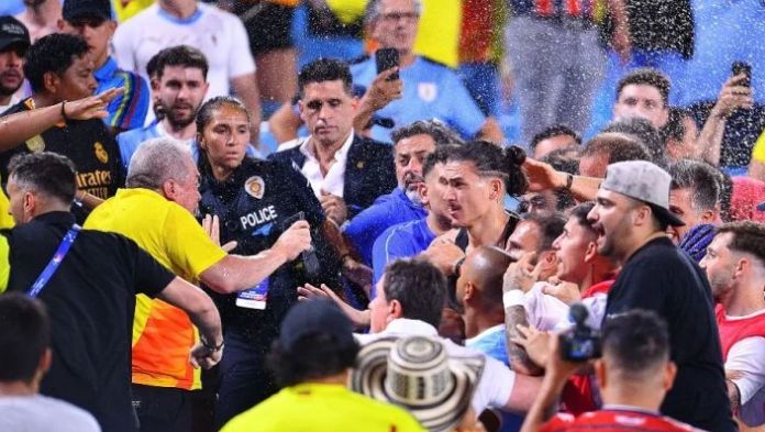 CONMEBOL abre investigación por violencia al término del Uruguay vs Colombia