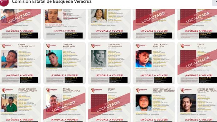 En lo que va de julio reportaron a 52 mujeres desaparecidas en el estado de Veracruz