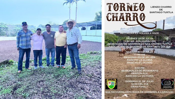 Torneo Charro dará inicio hoy en Santiago Tuxtla