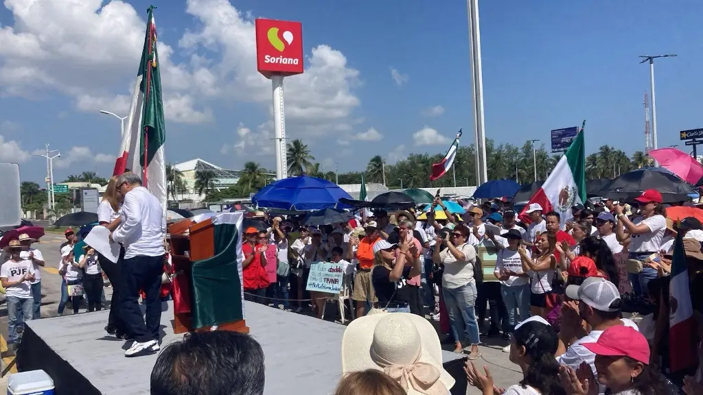 Marchan en Veracruz contra reforma al Poder Judicial