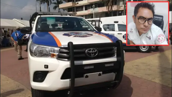 Balean camioneta de director de Protección Civil de Tuxpan