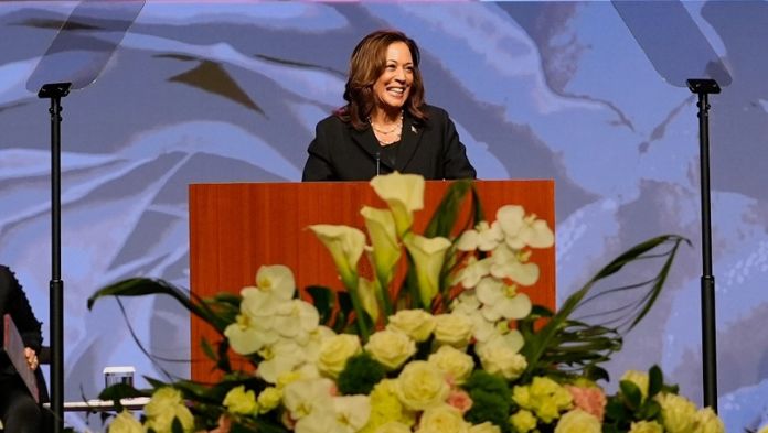 Kamala Harris consigue los votos para ser candidata demócrata presidencial