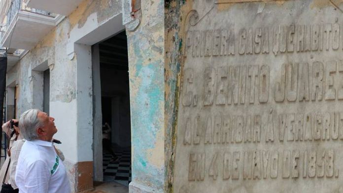AMLO inaugurará casa museo de Juárez en última visita a Veracruz