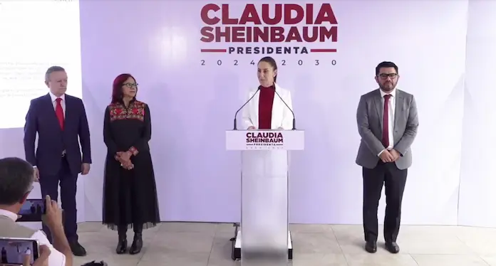 Zaldívar, Leticia Ramírez y Carlos Augusto Morales se suman al Gabinete de la Presidenta Electa Claudia Sheinbaum