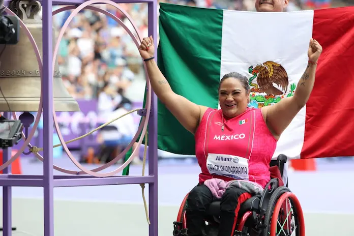 Gloria Zarza da a México el primer oro en los Paralímpicos 2024