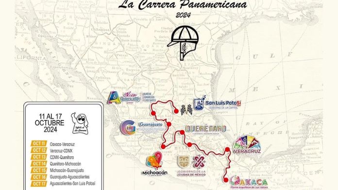 La Carrera Panamericana 2024 pasará por Veracruz en octubre