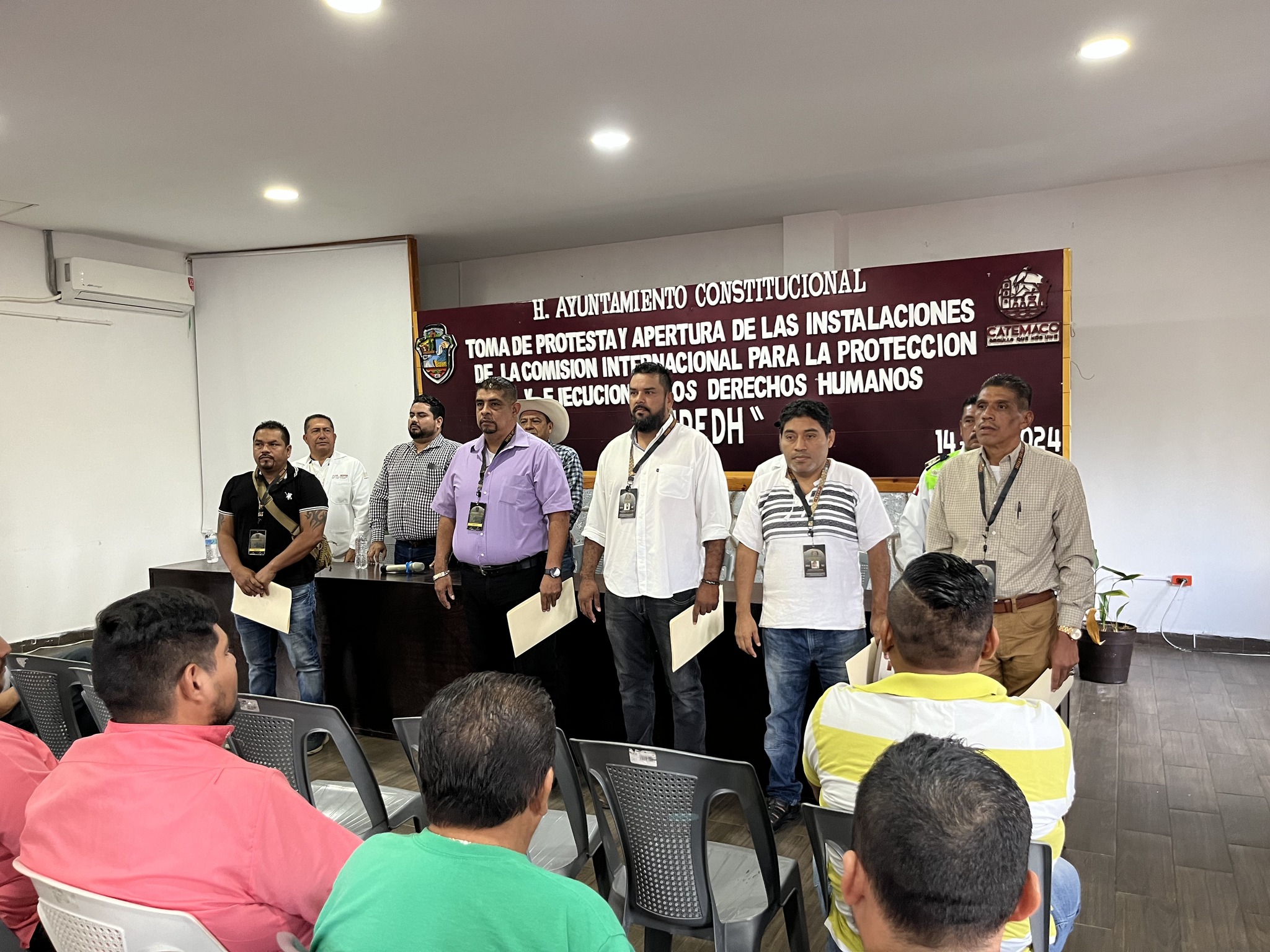 Toma de protesta y apertura de las instalaciones de la Comisión Internacional para la Protección y Ejecución de los Derechos Humanos