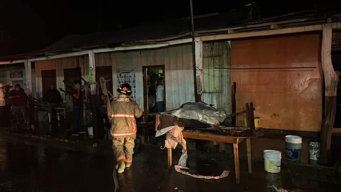 Explosión deja un personas con quemaduras en Tlalixcoyan