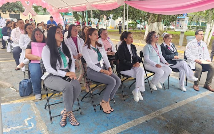 Se suma IMSS Veracruz Norte en la campaña “¡Te toca! Tú 1 + 1” contra el cáncer de mama