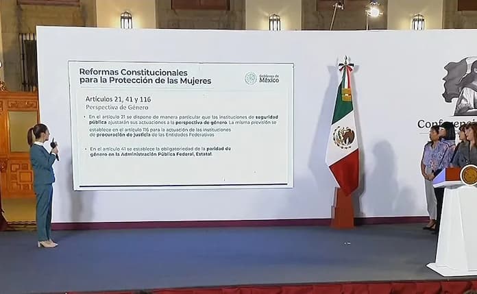 Sheinbaum anuncia reformas para garantizar derechos de mujeres; las enviará al Senado
