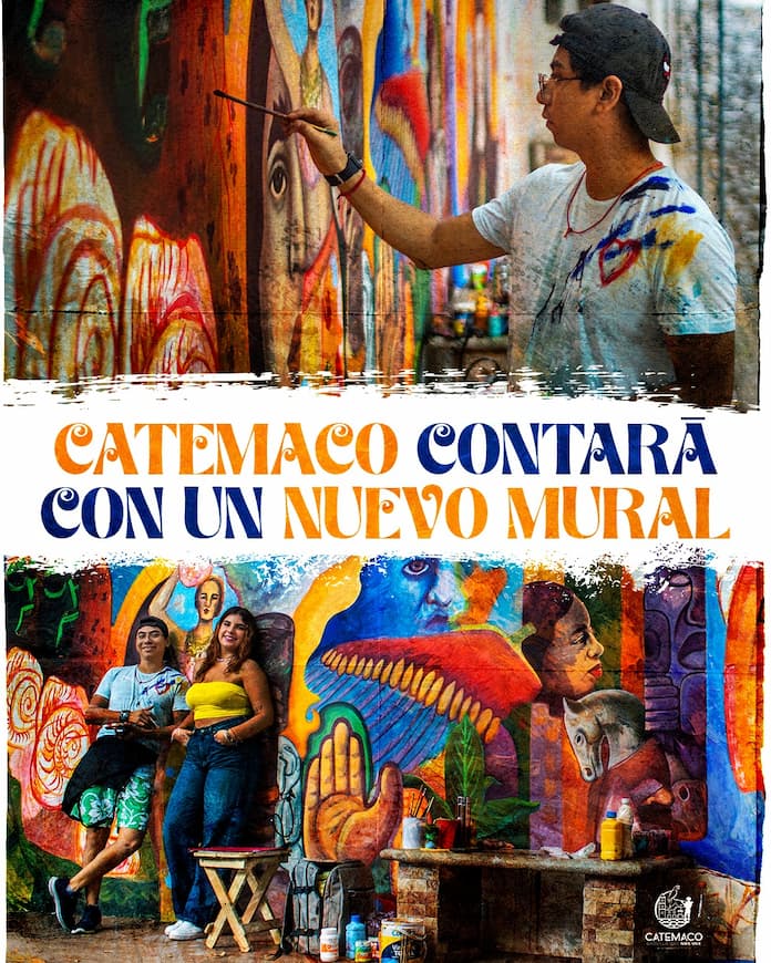 ¡Catemaco contará con un nuevo mural artístico!