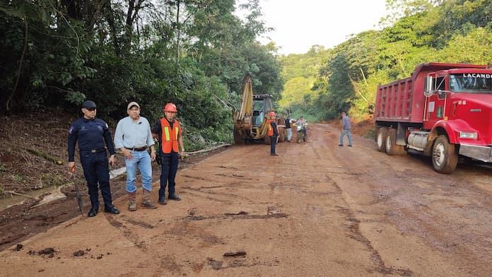 Liberan tramo afectado en Zapoapan de Cabañas