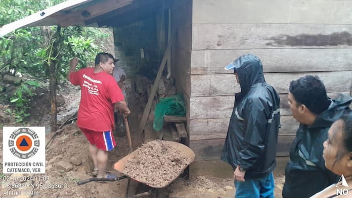 Asiste alcalde de Catemaco a reunión para evaluar daños por las lluvias