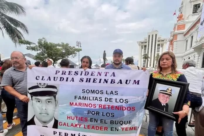 La SRE asegura que está fuera de peligro, el originario de Veracruz retenido por hutíes en el Mar Rojo