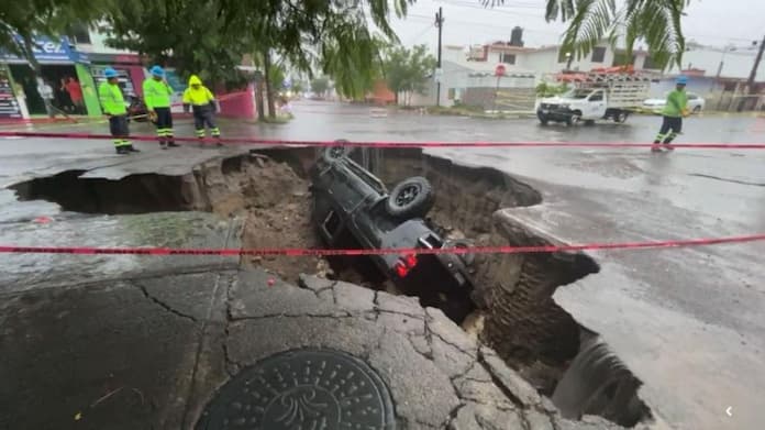 Lluvias dejan daños en 32 municipios de Veracruz