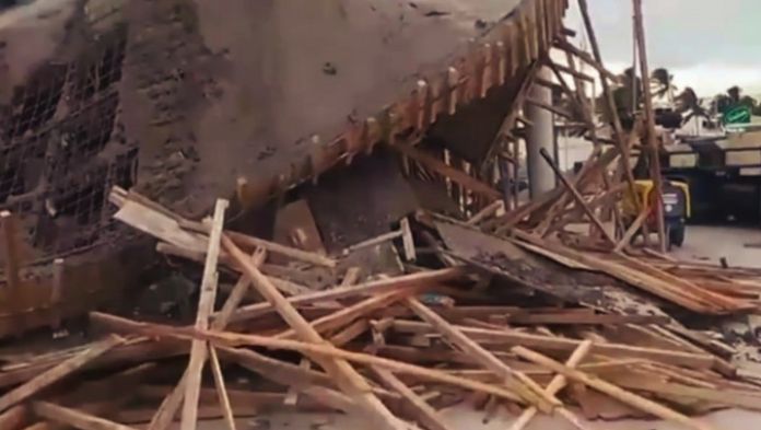 Rachas de viento causaron colapso de estructura de madera en Plaza Aquarium: PMA