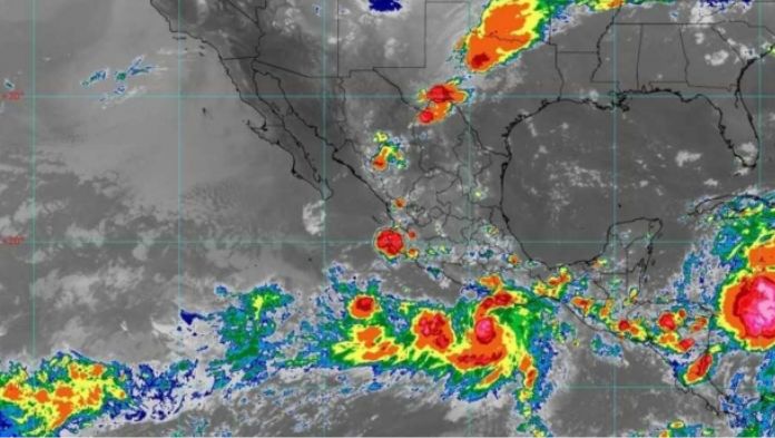 Oaxaca, Guerrero, Chiapas y Veracruz, en Alerta por Próxima Tormenta Tropical Kristy