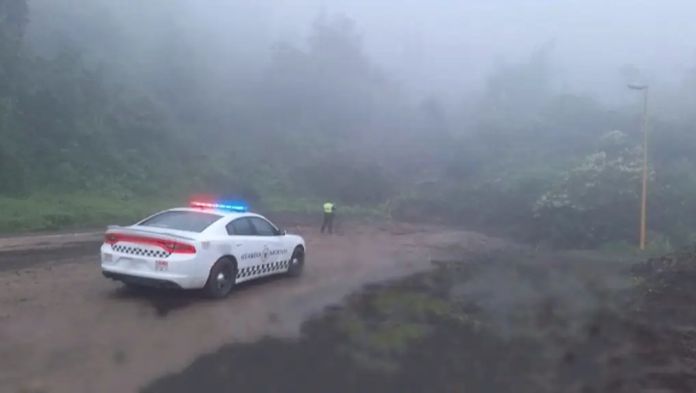Derrumbe en Tramo Ciudad Mendoza-Esperanza
