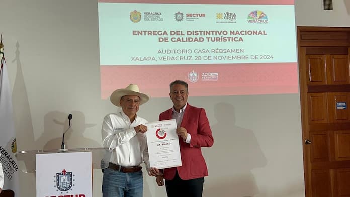Catemaco reconocido con el Distintivo Nacional de Calidad Turística